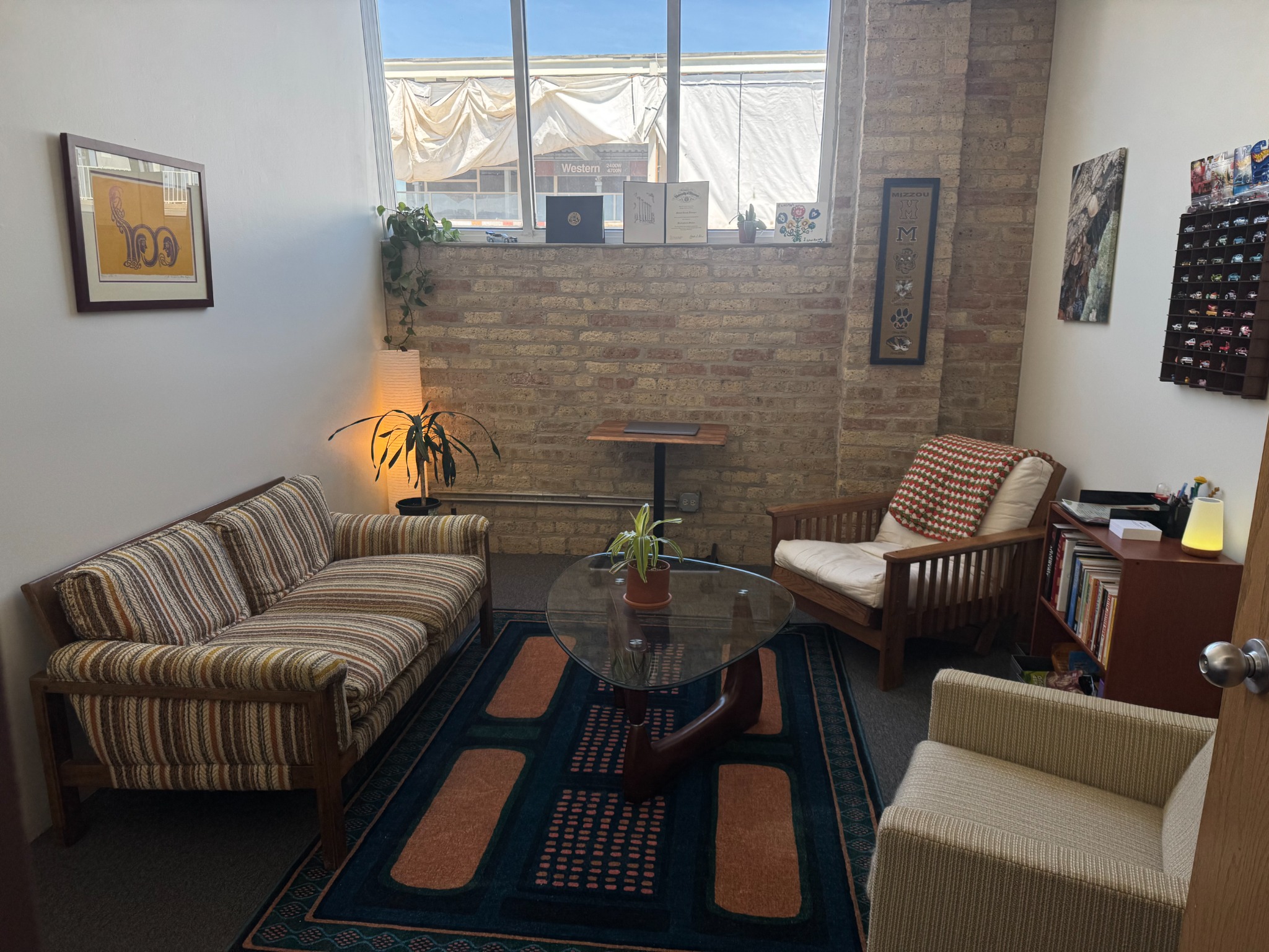 Private therapy office in Lincoln Square, Chicago